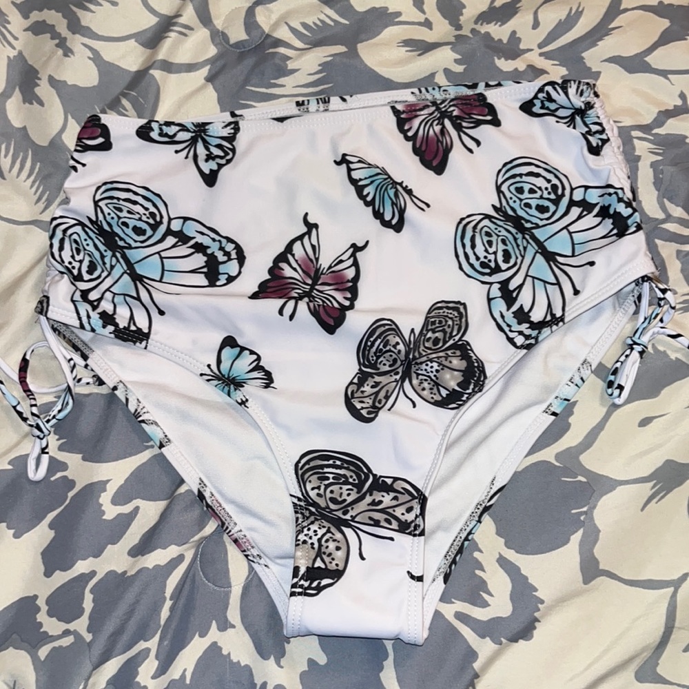 Butterfly Print Bikini Bottom